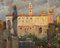 Ansicht des Kapitols (Rom) - Öl auf Karton von E. Tani - 1930er Jahre 3