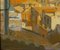 Blick auf die Kirche der Fiorentini - Öl auf Leinwand von A. Urbano del Fabbretto 1930 4