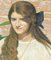 Retrato femenino - Óleo sobre lienzo original de G. Galli - 1924 1924, Imagen 2