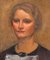 Portrait of Lady - Olio originale su tela di Carlo Socrate - 1930 1930, Immagine 2