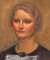 Retrato de una dama - Óleo sobre lienzo original de Carlo Socrate - 1930 1930, Imagen 2