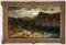 View of the Bergsee - Oil on Canvas by Josef Brunner - Mid 19th Century Mid 19th Century 2