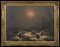 Paysage Nocturne du Nord - Huile sur Toile par JF Hesse - Mid-19th Century Mid-19th Century 2