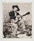 Le Chanteur Espagnol ou Le Guitarrero, Etching 1861 1