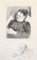 Grand'mère - Portrait de la femme de l'artiste - Litografia originale 1895 1895, Immagine 1