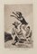 Aguarda que te unten - Origina Aguafuerte y aguatinta de Francisco Goya - 1868 1868, Imagen 1