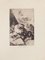 Aguafuerte Correccion - Origina y aguatinta de Francisco Goya - 1868 1868, Imagen 1