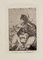 ¿Si sabra más el discípulo? Acquaforte Origina di Francisco Goya - 1868 1868, Immagine 1