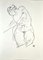 Female Nude - Original Collotype Print After Egon Schiele- 1920 1920 1