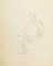 Croquis pour un Portrait - Dessin à l'Encre par Alexandre Dumont - Fin 1800 Fin 19ème Siècle 1