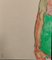 Lithographie Mädchen mit grünem Rock - Original Lithograph After E. Schiele 1990 2