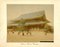 Vista del templo Honganji de Kyoto - Impresión de albumen antigua pintada a mano 1870/1890 1870/1890, Imagen 2