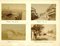 Vistas antiguas de Osaka - Alfalfa estampada a mano 1870/1890 1870/1890, Imagen 1