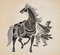 Riders - Woodcut original Early 20th Century Early 20th Century, Immagine 2