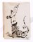 Stampa Snake Tail - Inchiostro originale su carta di H. Somm, fine XIX secolo, fine XIX secolo, Immagine 1