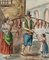The Butcher - Original Tinte und Aquarell von Anonymous Neapolitan Master - 1800 Frühes 20. Jahrhundert 2