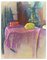Bodegón con limón y sombrero - Dibujo de tiza y pasta de aceite - Finales del siglo XIX Finales del siglo XIX, Imagen 1