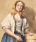 Country Woman -Original Ink and Watercolor de A. Aglio - Siglo XIX, comienzos del siglo XIX, Imagen 2