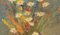 Stillleben mit Blumen - Original Öl auf Leinwand von C. Quaglia -Mid 20th Century Mid 20th Century 4