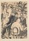 Hombre - Par de grabados en madera originales de monotipo - Mediados de 1900 Mediados del siglo XX, Imagen 2
