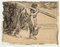 Worker - Ink and Pencil Drawing by G. Galantara - Early 20th Century Early 20th Century 1