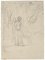 Disegni di penna a inchiostro Nude, matita e china originali di Master, Francia, XX secolo, inizio XX secolo, Immagine 8