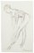 Disegni di penna a inchiostro Nude, matita e china originali di Master, Francia, XX secolo, inizio XX secolo, Immagine 2