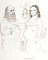 Gioconda's Mystery - Original Drawing by B. Caruso- 1970s 1970s, Image 1