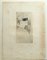 Acquaforte e punteggiatura Un Masque - Origina di F. Khnopff - 1893 1893, Immagine 2