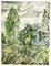 Green Landscape - Original Watercolor by Jean Chapin - 1920s 1920s 1