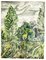 Paysage Vert - Aquarelle Originale par Jean Chapin - 1920s 1920s 1