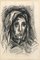 Portrait - Original Charcoal Drawing by Serge Fotinsky - 1943 1943 1