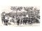 Metz. Fin Juillet 1870 - Original Etching by Auguste Lançon - 1870 Late 1800 1