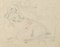 Lying Woman - China Charcoal Drawing de A.-F. Cals - Finales del siglo XIX Finales del siglo XIX, Imagen 3