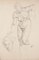 Nude - Original Pencil Drawing on Paper by Paul Garin - 1950s 1950s 1