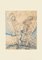Volare - Matita originale e acquerello su carta di M. Rouzée - anni '50, Immagine 1