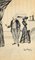 Tristeza - Tinta China Original y dibujo pastel - 1901 Mid-Century, Imagen 1