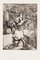 Caballo Mighty - Grabado Original de M. Chirnoaga - Finales del siglo XX Finales del siglo XX, Imagen 1