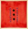 Polka Dots on Red - Peinture Acrylique Originale par Mario Bigetti - 2020 2020 2