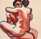 Embracing - Original Watercolor - 1950 ca. 1950 env. 1
