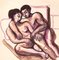 Lovers - Original Watercolor - 1950 ca. 1950 ca. 1