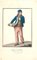 Costume di Castellone - Aquarell von M. De Vito - 1820 1820 ca 2