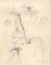 Fashionable Woman - Original pencil drawing de E. Morin - Mid 19th 19th Mid-Century 1800, Imagen 1