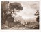 Gravure Narciso and Echo Original B / W après Claude Lorrain - 1815 1815 1
