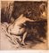 Acquaforte Original Woman at the Mirror di Armand Breton - 1920 1920, Immagine 1