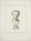 Bust of Tiberius - Original Etching by P. Fontana After A. Tofanelli 1821 1