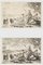 Bergers - Set de 2 Gravures Originales - 1760 ca. 1760 ca. 1