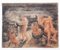 Sauna - Disegno originale carboncino e Sanguigna su carta - XX secolo, Immagine 1