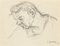 Gloom - Original Pencil Drawing by S. Goldberg - 1940 1940 1