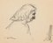 Portrait - Original Pencil and Ink Drawing by S. Goldberg - Mid 20th Century Mid 20th Century, Image 1